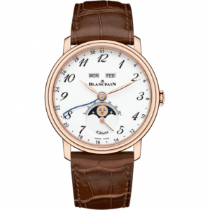 Blancpain Villeret Quantieme Complet 8 Jours Red Gold / Enamel Arabic 6639A-3631-55B