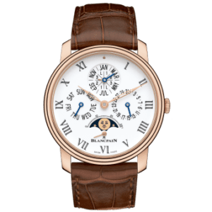 Blancpain Villeret Quantieme Perpetuel 8 Jours Red Gold / Enamel 6659-3631-55B