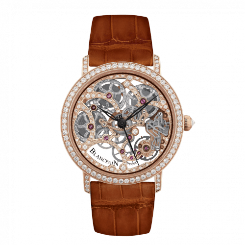 Blancpain Villeret Squelette 8 Jours Red Gold / Diamond 6633-2900-55B