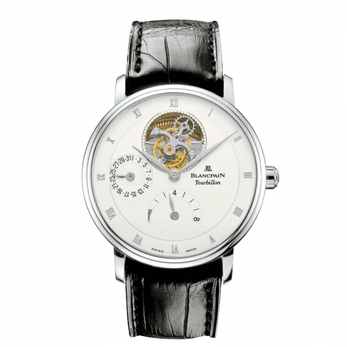 Blancpain Villeret Tourbillon 8 Jours White Gold / Opaline 6025-1542-55B