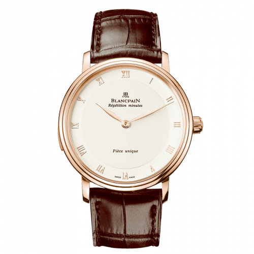 Blancpain Villeret Tourbillon Minute Repeater Automata Red Gold / Opaline 6033-3642-55