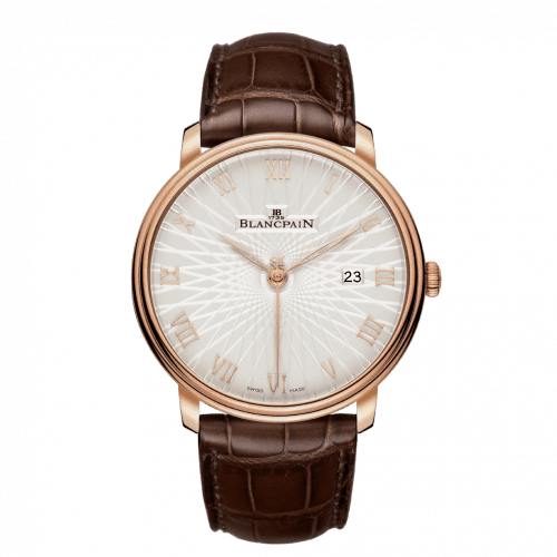 Blancpain Villeret Ultraplate Automatique 40mm Red Gold / Opalin Frappé 6651C-3642-55A