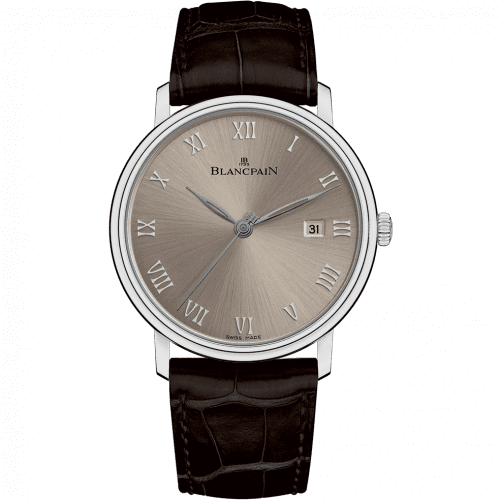 Blancpain Villeret Ultraplate Automatique 40mm White Gold / Grey 6651-1504-55