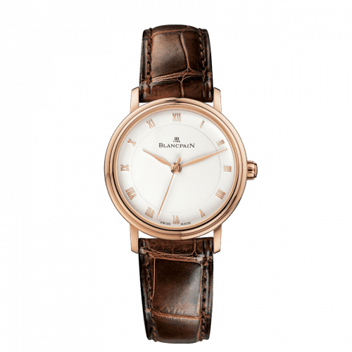 Blancpain Villeret Ultraplate Automatique Ladies Red Gold / Opaline 6102-3642-55A