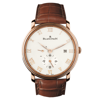 Blancpain Villeret Ultraplate Power Reserve Date Red Gold / Opaline 6606-3642-55B