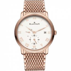 Blancpain Villeret Ultraplate Power Reserve Date Red Gold / Opaline 6606-3642-MMB