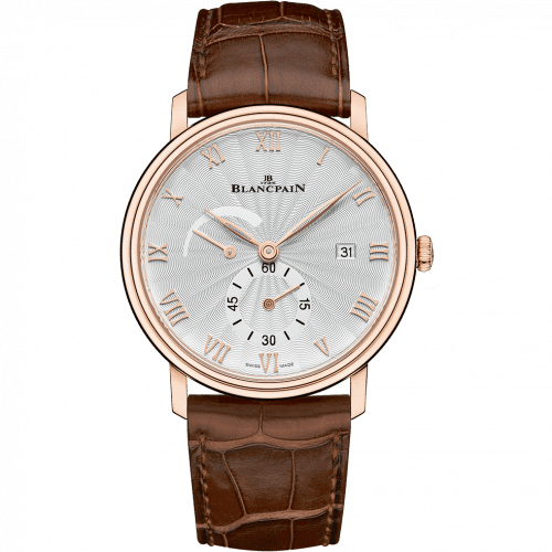 Blancpain Villeret Ultraplate Power Reserve Date Red Gold / Opaline 6606A-3642-55A