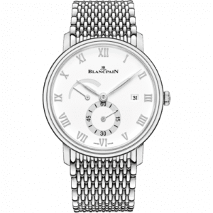 Blancpain Villeret Ultraplate Power Reserve Date Stainless Steel / White / Bracelet 6606A-1127-MMB