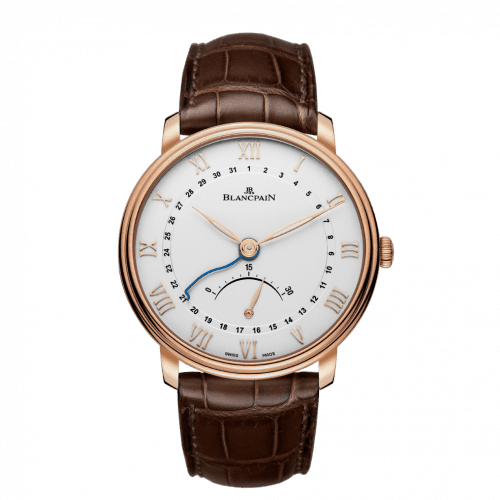 Blancpain Villeret Ultraplate Quantième Seconde Rétrograde Red Gold / Opalin 6653Q-3642-55B