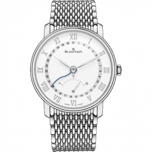 Blancpain Villeret Ultraplate Quantième Seconde Rétrograde Stainless Steel / White / Bracelet 6653Q-1127-MMB