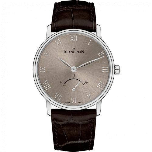 Blancpain Villeret Ultraplate Seconde Rétrograde White Gold / Grey 6653-1504-55
