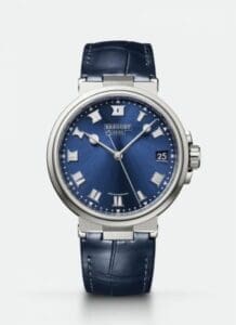 Breguet Marine 5517 Titanium / Blue / Alligator 5517TI/Y1/9ZU