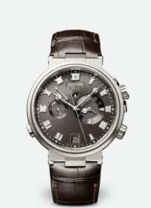 Breguet Marine Alarme Musicale Titanium / Grey / Alligator 5547TI/G2/9ZU