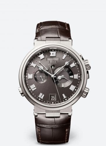 Breguet Marine Alarme Musicale Titanium / Grey / Alligator 5547TI/G2/9ZU