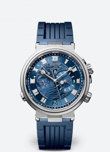 Breguet Marine Alarme Musicale White Gold / Blue / Rubber 5547BB/Y2/5ZU