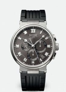 Breguet Marine Chronograph 5527 Titanium / Grey / Rubber 5527TI/G2/5WV