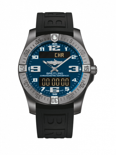 Breitling Aerospace Evo Titanium / Blue / Rubber / Pin E7936310/C869/152S/A20SS.1