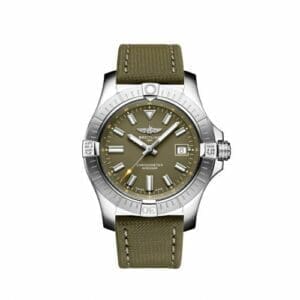Breitling Avenger Automatic 43 Stainless Steel / Green / Military / Pin A17318101L1X1