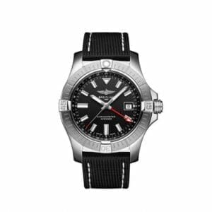 Breitling Avenger Automatic GMT 43 Stainless Steel / Black / Calf / Folding A32397101B1X2