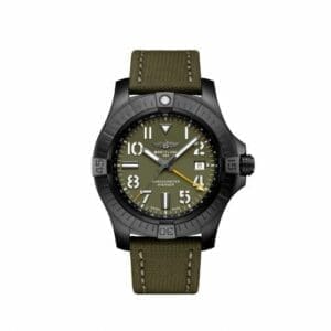 Breitling Avenger Automatic GMT 45 Night Mission / Green / Military / Pin V323952A1L1X1
