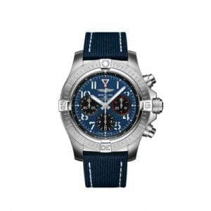 Breitling Avenger B01 Chronograph 45 Stainless Steel / Blue / Strap - Pin AB01821A1C1X1