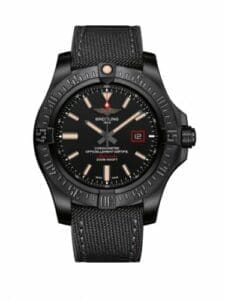 Breitling Avenger Blackbird 44 Black Titanium / Volcano Black / Military / Pin V17311101B1W1