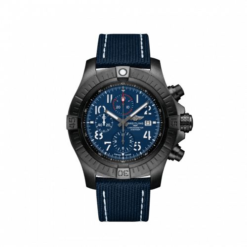 Breitling Avenger Chronograph 48 Night Mission / Blue / Military / Pin V13375101C1X1