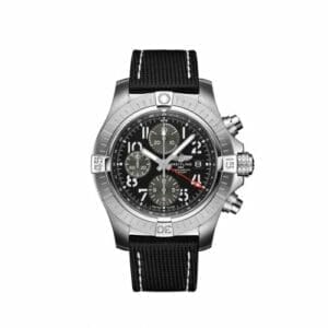 Breitling Avenger Chronograph GMT 45 Stainless Steel / Black / Strap - Folding A24315101B1X2