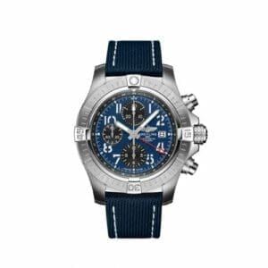 Breitling Avenger Chronograph GMT 45 Stainless Steel / Blue / Strap - Folding A24315101C1X2
