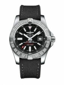 Breitling Avenger II GMT Stainless Steel / Diamond / Volcano Black / Military A3239053.BC35.109W