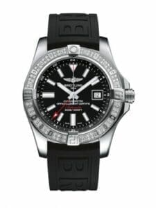 Breitling Avenger II GMT Stainless Steel / Diamond / Volcano Black / Rubber A3239053.BC35.152S