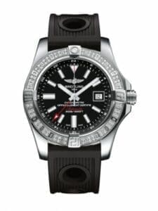 Breitling Avenger II GMT Stainless Steel / Diamond / Volcano Black / Rubber A3239053.BC35.200S