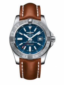 Breitling Avenger II GMT Stainless Steel / Mariner Blue / Calf / Folding A3239011/C872/434X/A20D.1