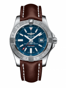 Breitling Avenger II GMT Stainless Steel / Mariner Blue / Calf / Pin A3239011/C872/437X/A20BA.1