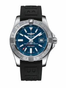 Breitling Avenger II GMT Stainless Steel / Mariner Blue / Rubber / Folding A3239011/C872/153S/A20D.2
