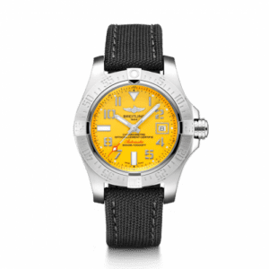 Breitling Avenger II Seawolf Stainless Steel / Cobra Yellow / Military / Pin A17331101I1W1