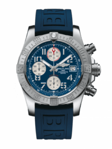 Breitling Avenger II Stainless Steel / Mariner Blue / Rubber / Pin A13381111C1S2