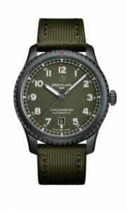 Breitling Aviator 8 Automatic 41 Blacksteel / Curtiss Warhawk / Canvas / Pin M173152A1L1X2
