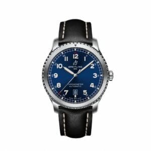 Breitling Aviator 8 Automatic 41 Stainless Steel / Blue / Calf / Folding A17315101C1X4