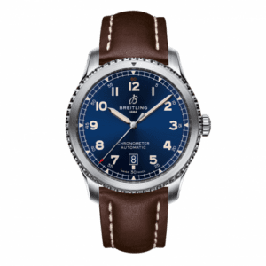 Breitling Aviator 8 Automatic 41 Stainless Steel / Blue / Calf / Pin A17315101C1X1