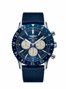 Breitling Chronoliner B04 Stainless Steel / Blue / Rubber YB04601A.A969.277S