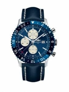 Breitling Chronoliner Stainless Steel / Blue / Calf Y2431016.C970.101X