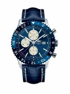 Breitling Chronoliner Stainless Steel / Blue / Croco Y2431016.C970.746P