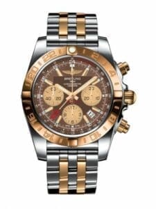 Breitling Chronomat 44 GMT Stainless Steel / Rose Gold / Metallica Brown / Bracelet CB042012.Q590.375C