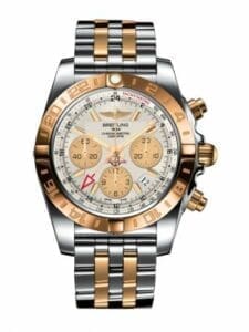 Breitling Chronomat 44 GMT Stainless Steel / Rose Gold / Sierra Silver / Bracelet CB042012.G755.375C