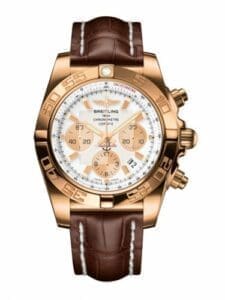 Breitling Chronomat 44 Rose Gold / Antarctica White / Croco HB011012.A696.739P