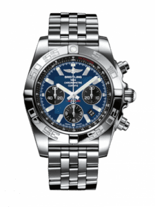 Breitling Chronomat 44 Stainless Steel / Blackeye Blue / Bracelet AB0110121C1A1
