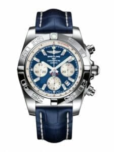 Breitling Chronomat 44 Stainless Steel / Blue / Croco AB011012.C788.731P