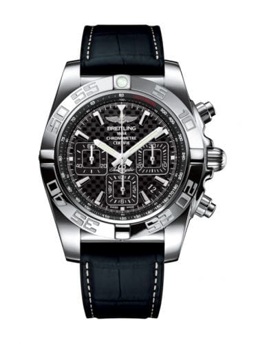 Breitling Chronomat 44 Stainless Steel / Carbon / Croco Rubber AB011012/BF76/296S/A20D.4