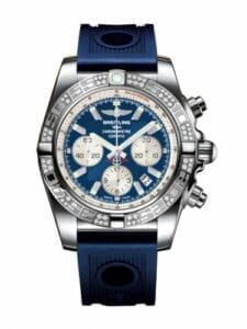Breitling Chronomat 44 Stainless Steel / Diamond / Metallica Blue / Rubber AB0110AA.C788.211S